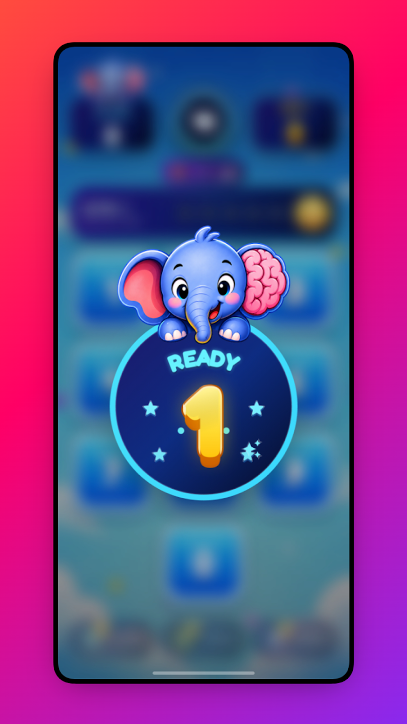 Brain Click ready countdown screen